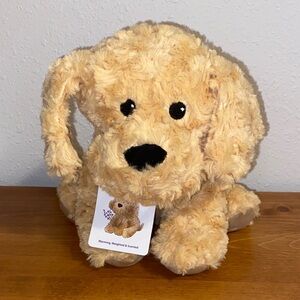 NWT Warmies Lavender Scented Plush Tan Dog Toy